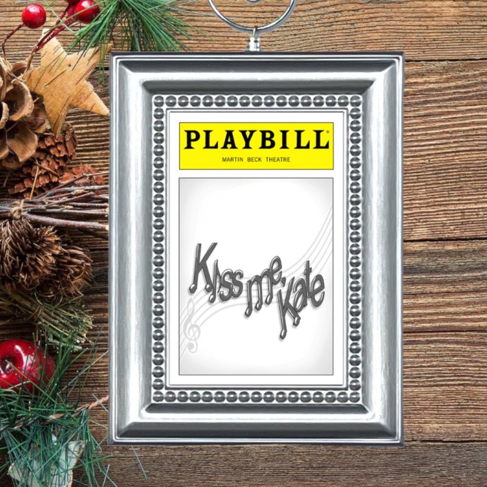 Kiss Me Kate Broadway Musical Playbill Christmas Tree Ornament